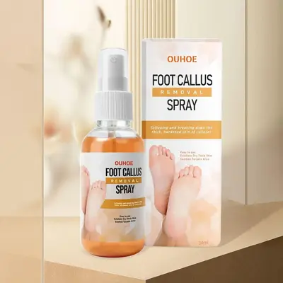 1/2/4pcs Foot Callus Remover Spray, Exfoliating Foot Scrub, Feet Dead Skin Remover, Foot Care Product