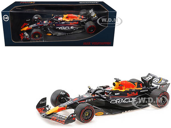 Red Bull Racing RB19 #1 Max Verstappen Oracle 2nd Place F1 Formula One Sprint Race Qatar GP (2023) with Driver Limited Ed...