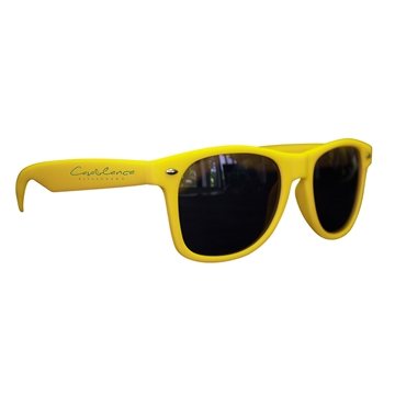 150 Promotional Matte Soft Rubberized Finish Miami Sunglasses - UV ...