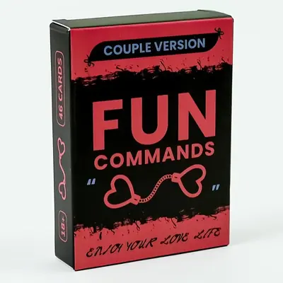Fun Commands Card Game, 46 Couple Cards, Interactive Leisure and Entertainment Cards for Couples, Romantic Holiday Gifts for ...