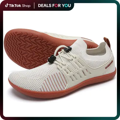 WateLves Barefoot Shoes Mens Wide Toe Walking Shoes Minimalist Cross-Trainer Shoes Zero Drop Sole Trail Running Sneakers deal...