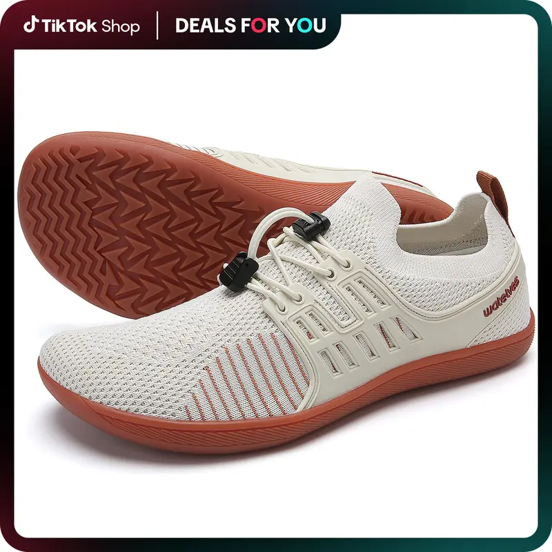 WateLves Barefoot Shoes Mens Wide Toe Walking Shoes Minimalist Cross-Trainer Shoes Zero Drop Sole Trail Running Sneakers deal...