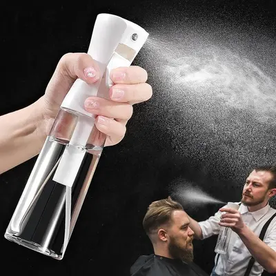 300ml Clear Hairdressing Spray Bottle, 1/2 Counts Hairdresser Styling Tools for Christmas Gift, Barber Spray Hair Watering Ca...