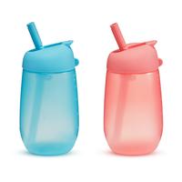 Simple Clean™ Straw Cup, 10oz, 2pk