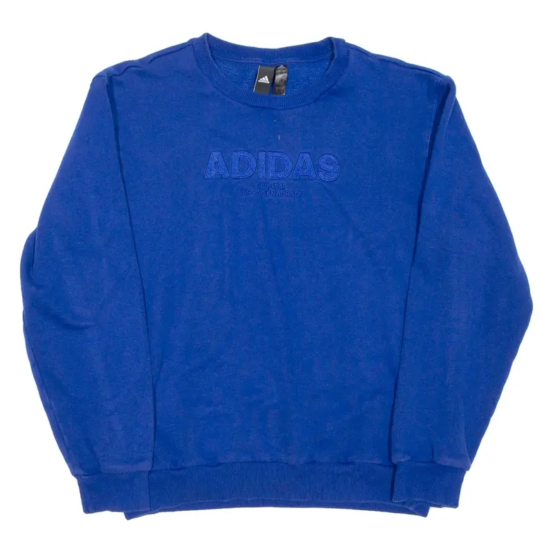 ADIDAS Mens Sweatshirt Blue S