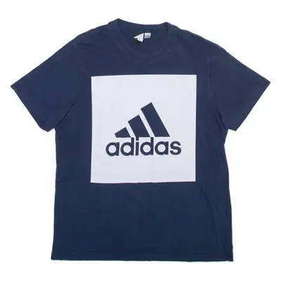 NIKE Mens T-Shirt Blue L
