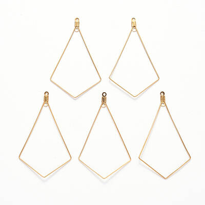 PVD Vacuum Plating 304 Stainless Steel Wire Pendants