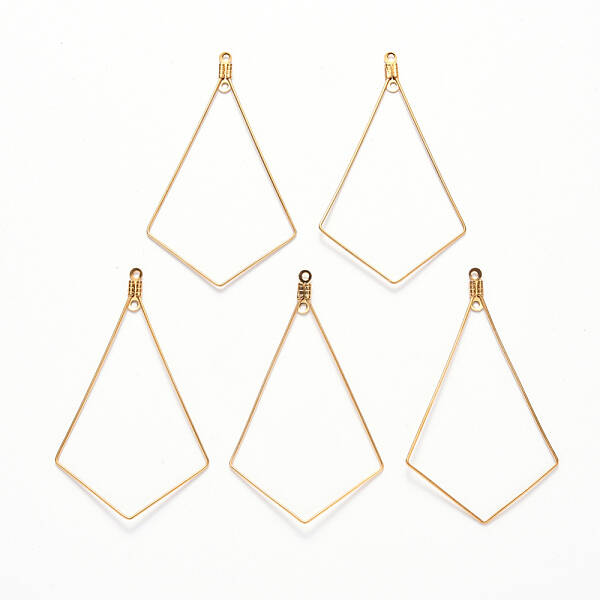 PVD Vacuum Plating 304 Stainless Steel Wire Pendants