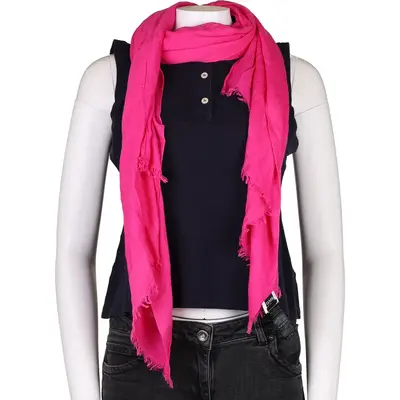 Armani Scarf - No Size Pink Viscose Blend