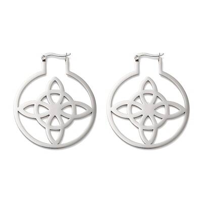 Non-Tarnish 304 Stainless Steel Hoop Earrings