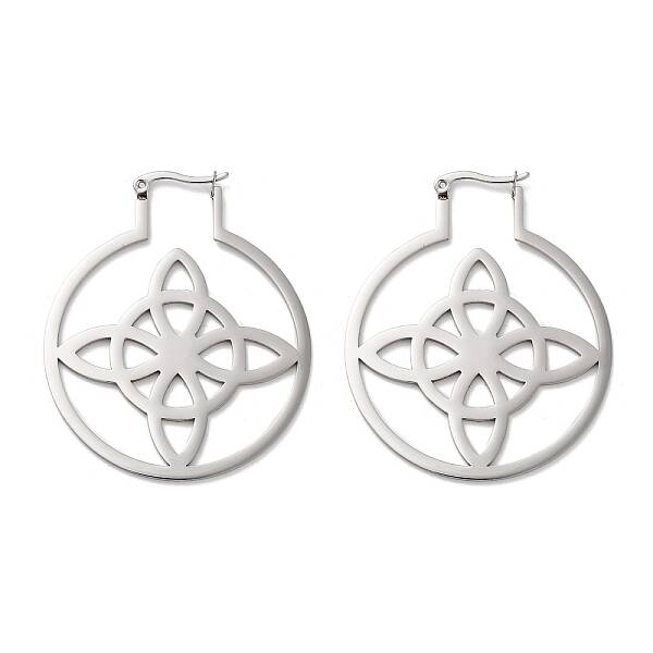 Non-Tarnish 304 Stainless Steel Hoop Earrings