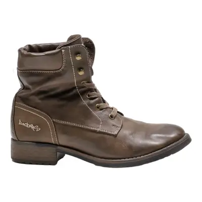 DOCKERS Hiking Boots Brown Leather Womens UK 5