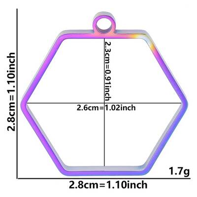 Stainless Steel Open Back Bezel Pendants