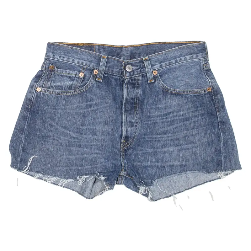 LEVI'S 501 Womens Denim Shorts Blue M W30