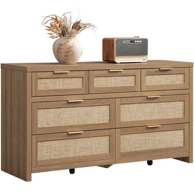 SICOTAS 7 Drawer Dresser for Bedroom, 57\