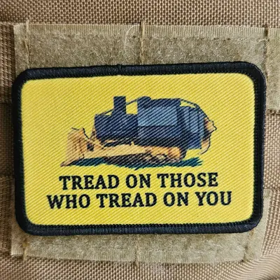 Killdozer tread on those who tread on you Gadsden flag meme  2\