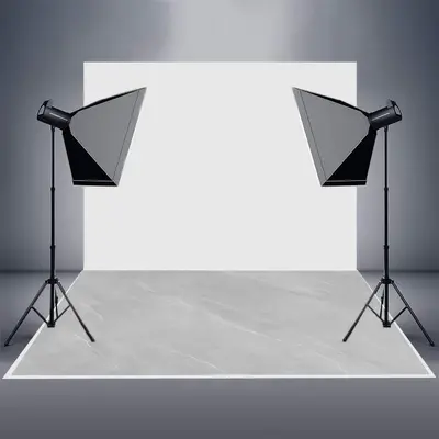 Aperturee Grey White Mixed Mabled Texture Rubber Floor Mat | Floor Photography Background | Photography Floor Drops | Rubber ...