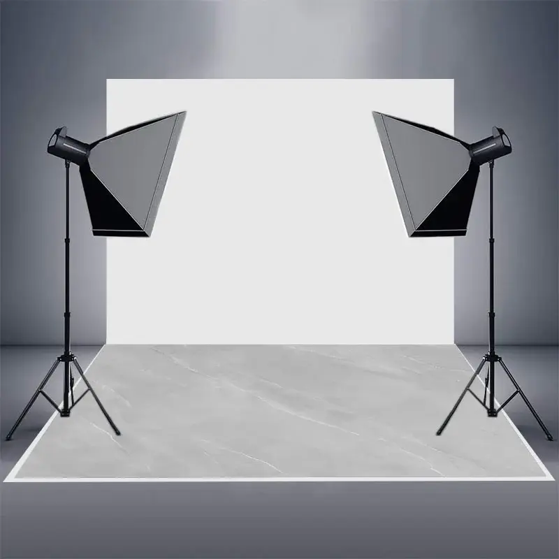 Aperturee Grey White Mixed Mabled Texture Rubber Floor Mat | Floor Photography Background | Photography Floor Drops | Rubber ...