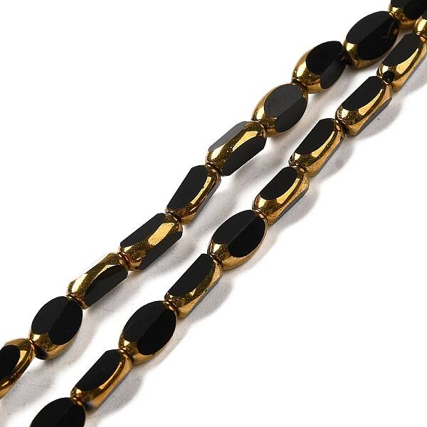 Electroplate Transparent Glass Beads Strands