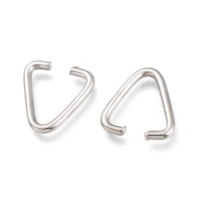 Brass Triangle Rings