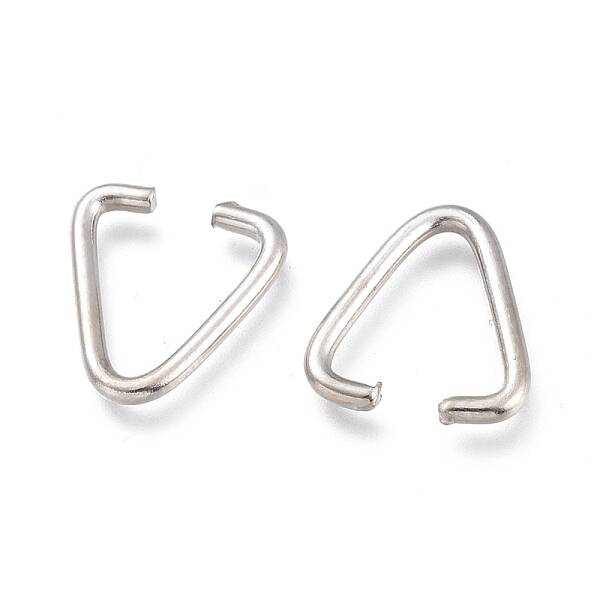 Brass Triangle Rings