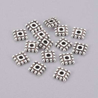 Tibetan Style Alloy Spacer Beads