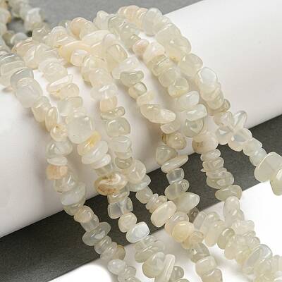 Natural White Moonstone Beads Strands