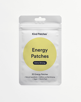 Kind Patches | Energy Patches Extra Strong｜30 Energy Patches: natural ingredient, caffeine and red ginseng, vegan, 1 month ...