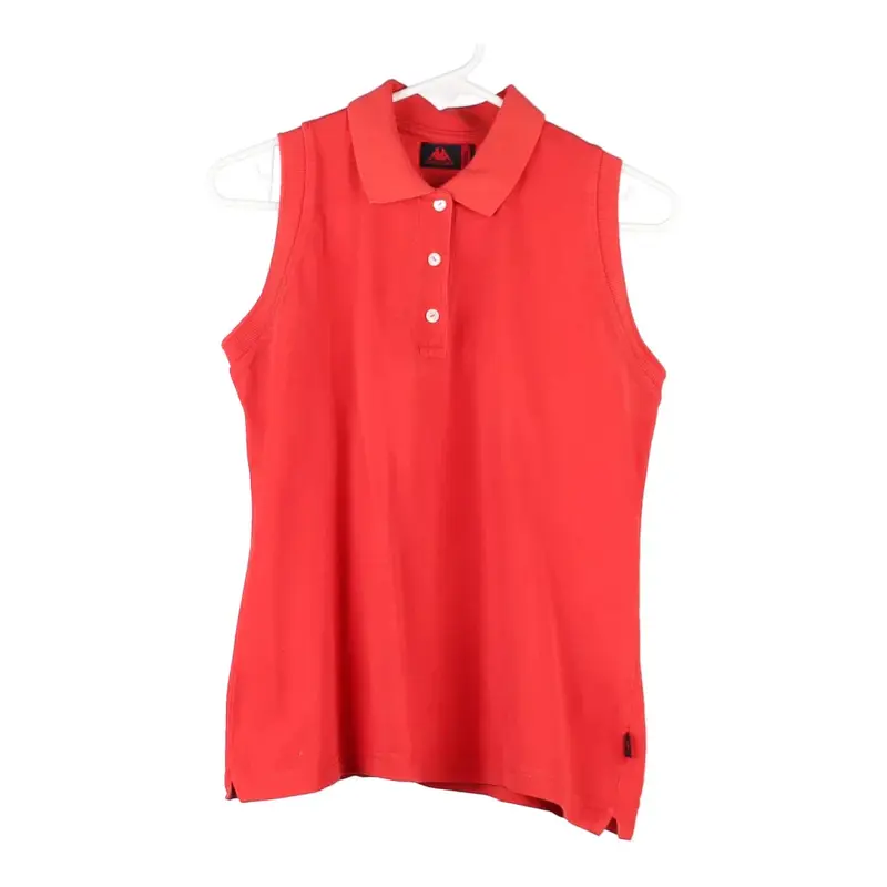 Kappa Polo Top - Large Red Cotton