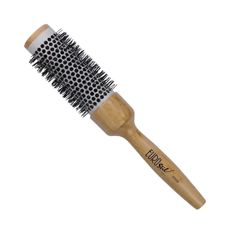 Eurostil Ceramic Thermal Brush Wooden Handle 38mm 1pc