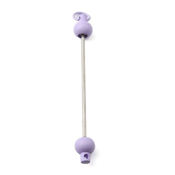 Plastic Beadable Keychain Bar for Jewelry Making DIY Crafts