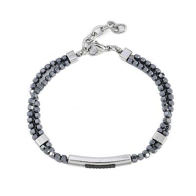 Synthetic Non-magnetic Hematite Beaded Bracelets