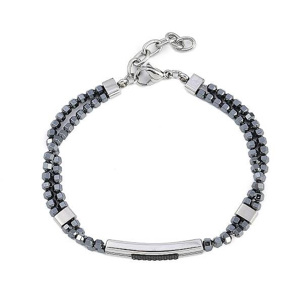 Synthetic Non-magnetic Hematite Beaded Bracelets