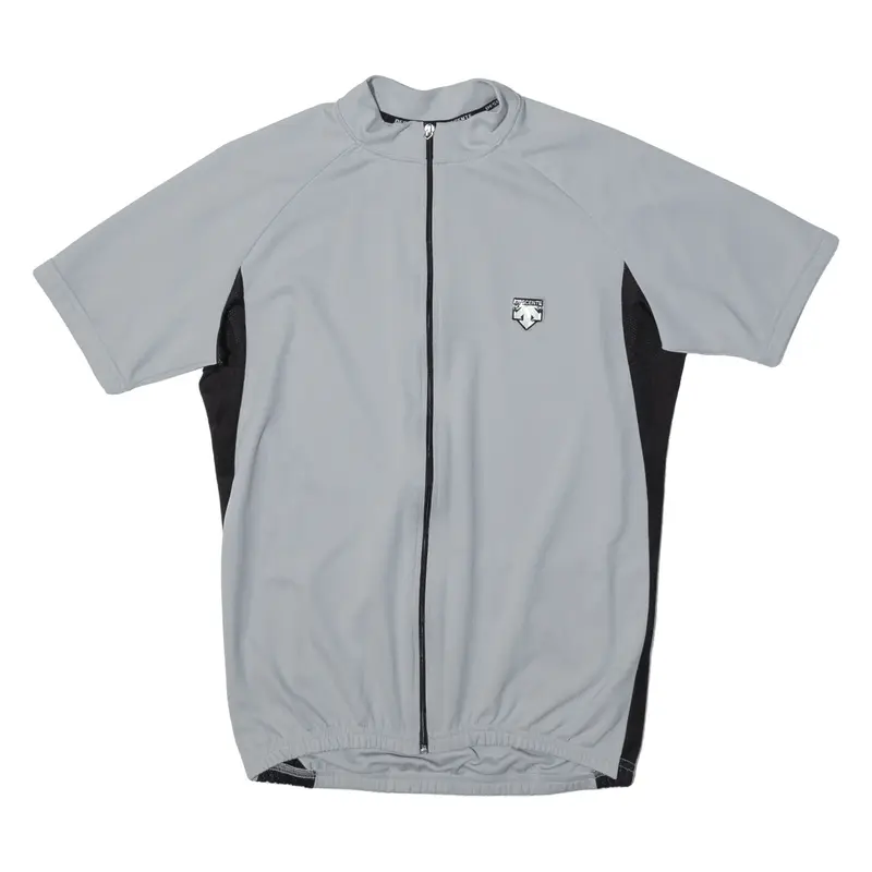 DESCENTE Cycling Mens Jersey Grey High Neck L