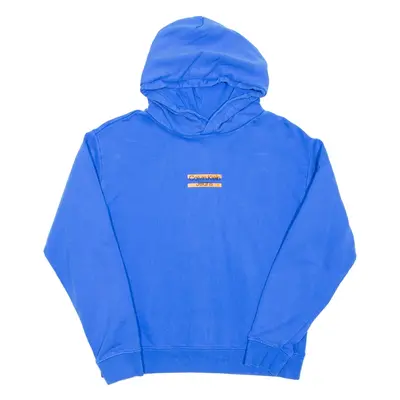CALVIN KLEIN JEANS Girls Blue Hoodie 14Y