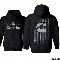 JH Design Mens Cummins Diesel Pullover Hoodie/T-Shirts America Graphic Hoodie/T-Shirts Vintage Style Unisex T-shirt/Hoodie, V...