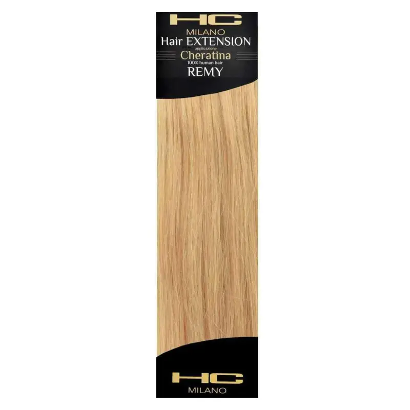 Hc milano extensions keratin remy 50/55 cm col.21 very light blonde bright 9,32