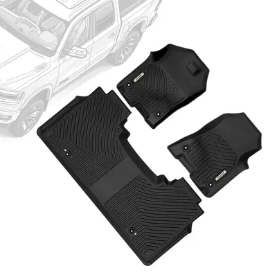 OEDRO Floor Mats for 2019-2024 Dodge Ram 1500 New Body Crew Cab (NOT for Classic Models), Front Row Bucket Seats, with Under ...