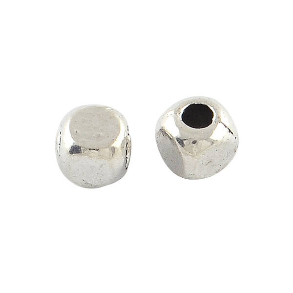 Tibetan Style Cube Alloy Beads