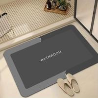 Diatomaceous Earth Bathroom Mat, Non-slip Absorbent Floor Mat, Soft and Comfortable Bathroom Mat, Suitable for Bathroom, Show...