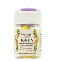 Pulse & Bloom - Tight V Plant-Based Vaginal Wellness Suppositories | 3-Day Refresh | Feminine Care Fragrance-Free