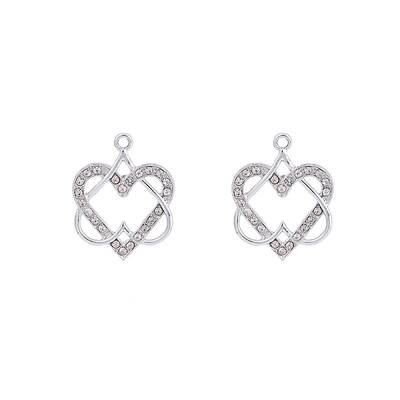 Tibetan Style Alloy Rhinestone Pendants