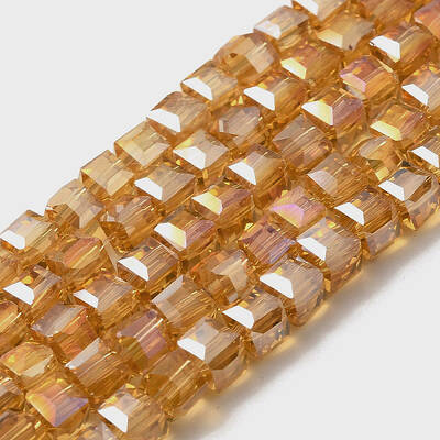 Electroplate Glass Beads Strands