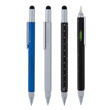 50 Custom Rockport 5-in-1 Multifunction Pen - Stylus & Tools