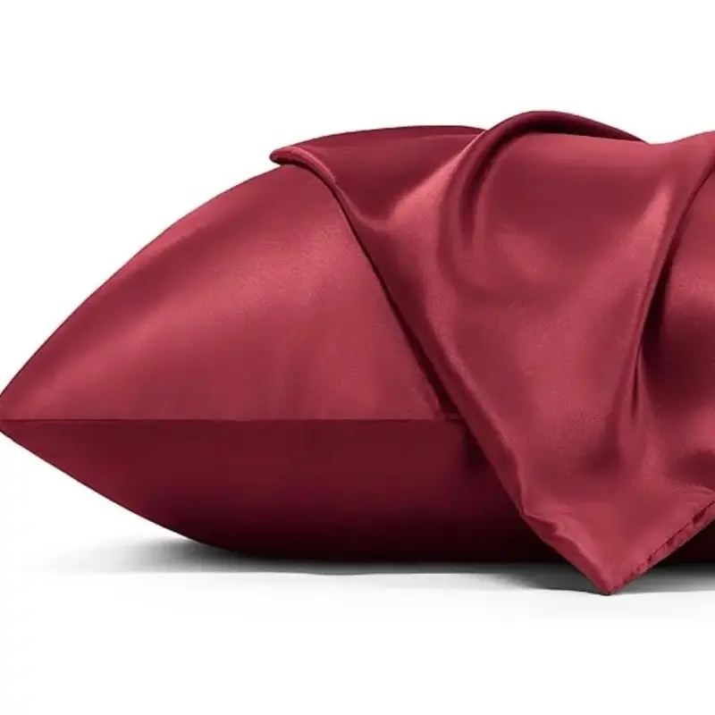 Solid Color Satin Pillowcase without Filler, 1 Count Soft Breathable Imitation Silk Pillowcase, Bedding Pillow Cover for Home...