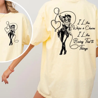 I Like Whips and Chains Jessie Concert Tshirt country Western