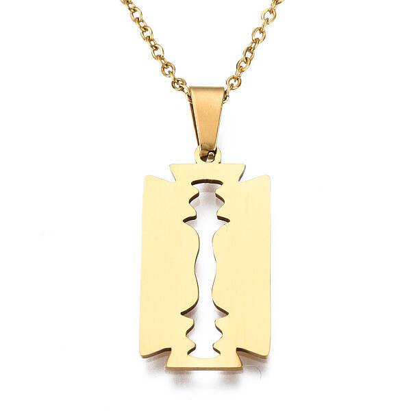 201 Stainless Steel Pendants Necklaces