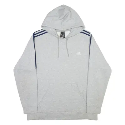 ADIDAS Mens Grey Hoodie XL