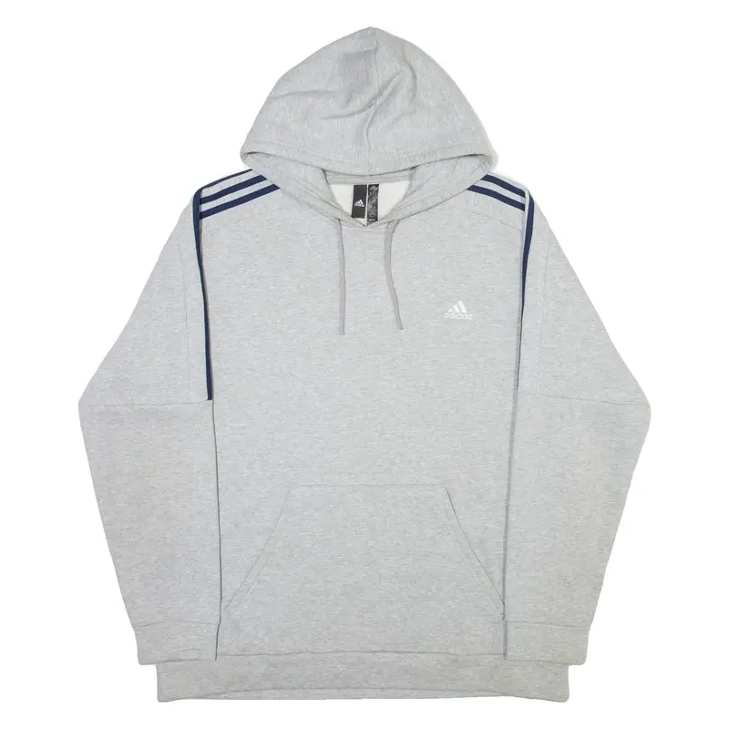 ADIDAS Mens Grey Hoodie XL