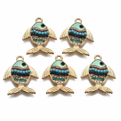 Alloy Enamel Pendants